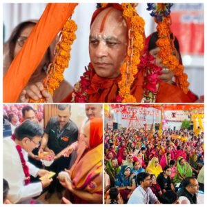 गुरु पूर्णिमा पर खजुरीताल मानसपीठ में उमड़ी हजारों श्रद्धालुओं की आस्था,