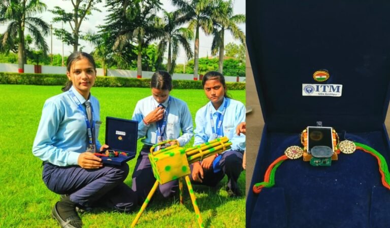 गोरखपुर की छात्राओं ने तैयार की ‘AI सोलर सोल्जर सेफ्टी राखी’, बॉर्डर पर जवानों का बनेगी सुरक्षा कवच
